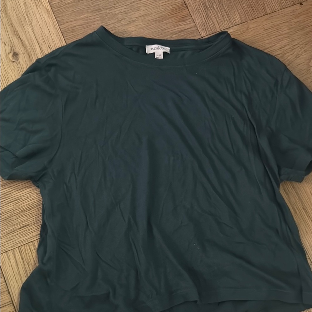 Wesley Green Short Sleeve Top